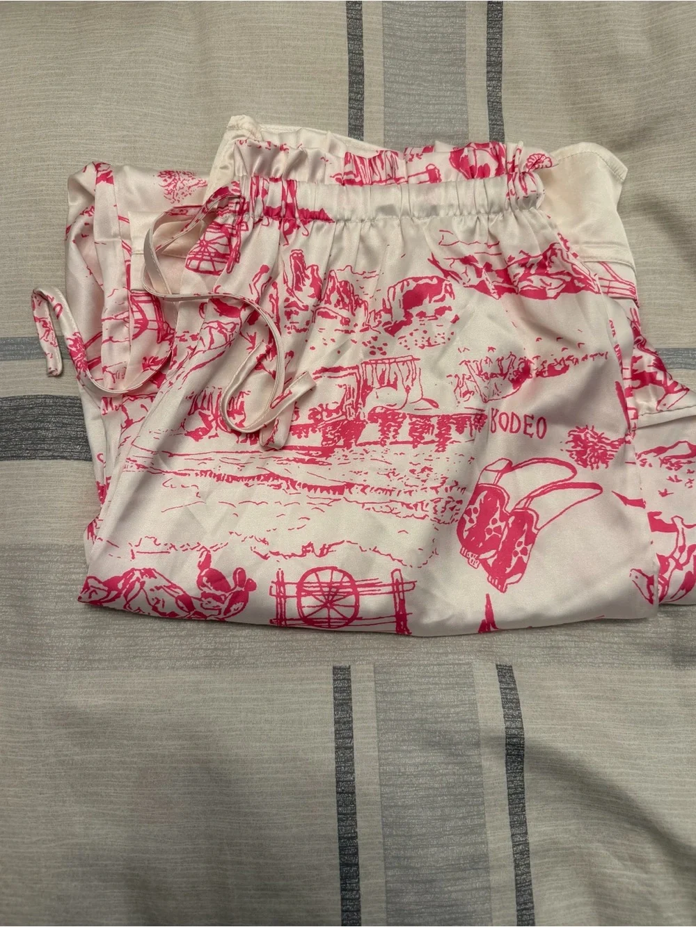 Silky Cowgirl 2 Piece Pajamas - Picture 3 of 6